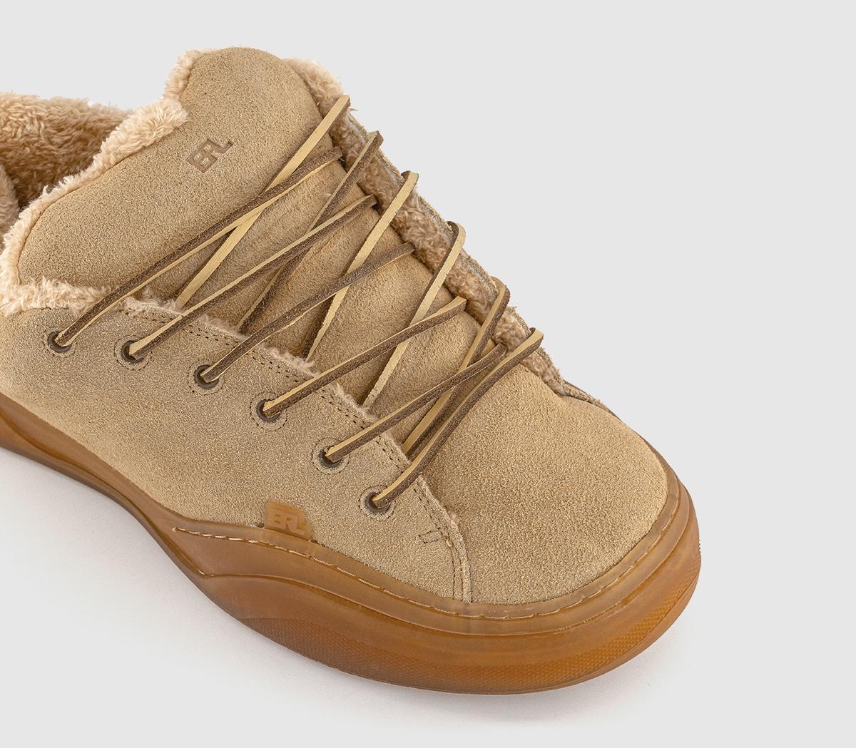 Comme Des GarconsSuede Vamp Skate SneakersSand