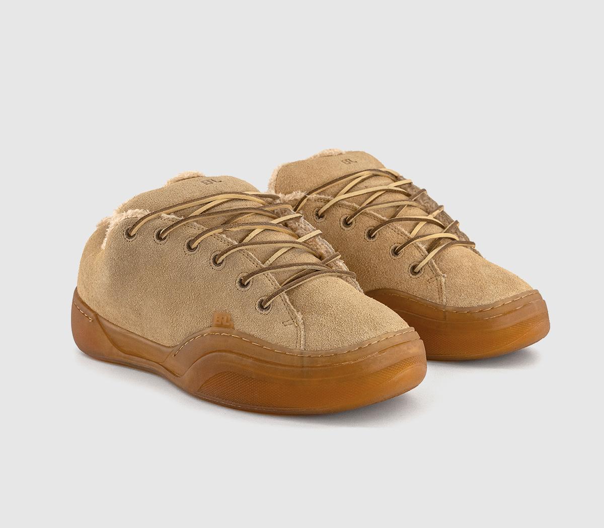 Comme Des GarconsSuede Vamp Skate SneakersSand