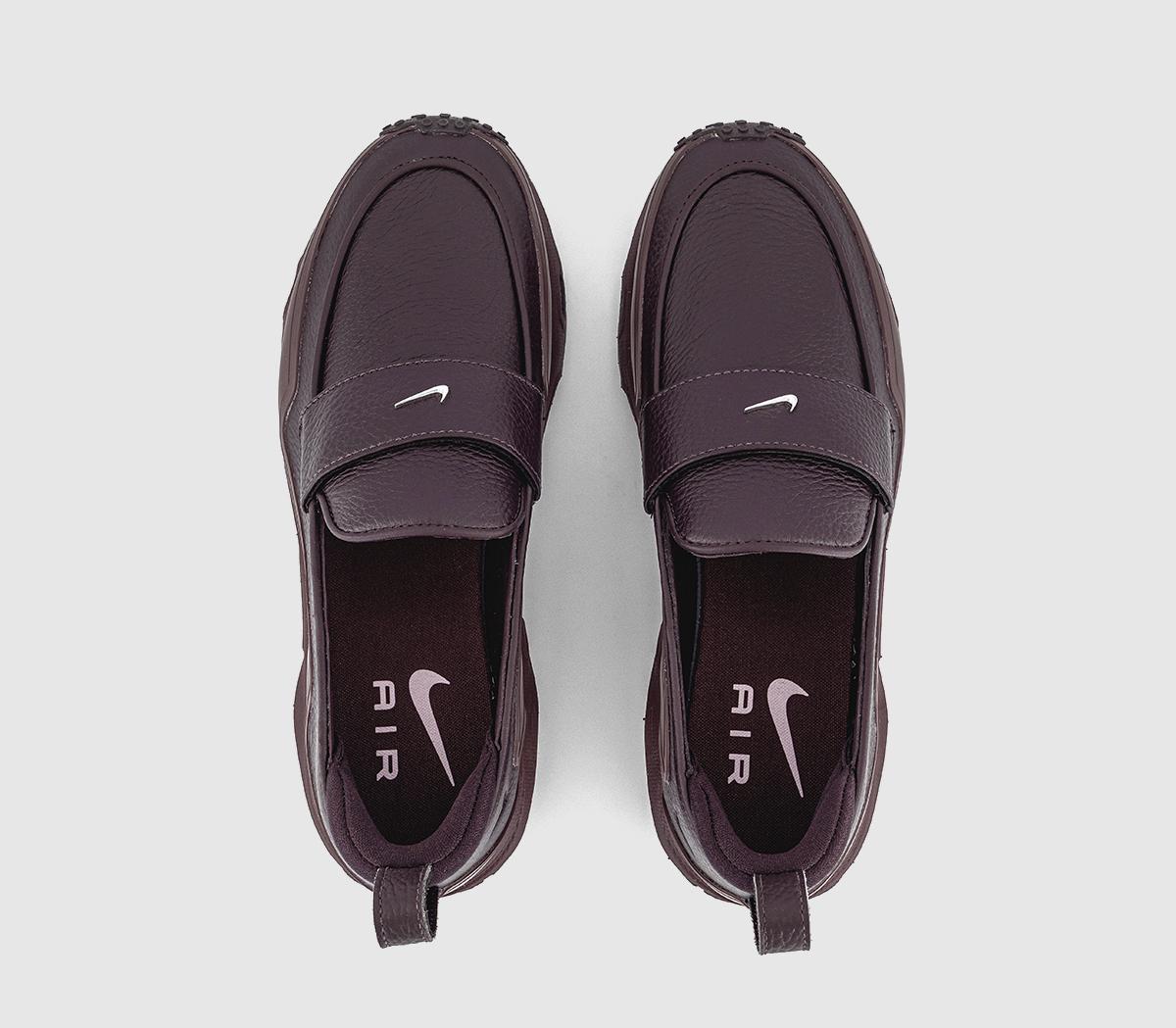 NikeAir Max Phenomena LoafersBurgundy Crush Metallic Silver Burgundy