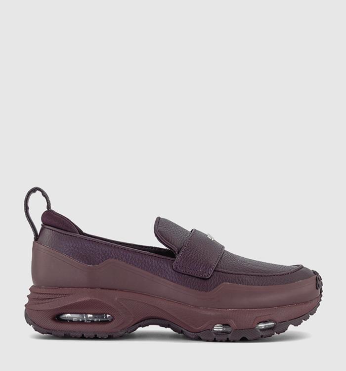 Nike Air Max Phenomena Loafers Burgundy Crush Metallic Silver Burgundy