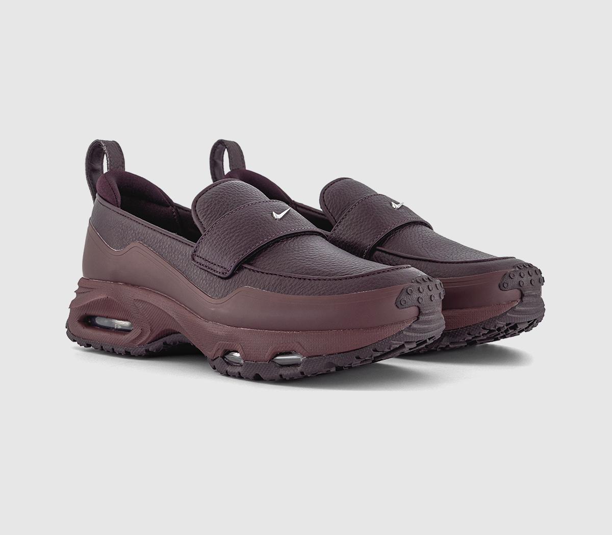 NikeAir Max Phenomena LoafersBurgundy Crush Metallic Silver Burgundy