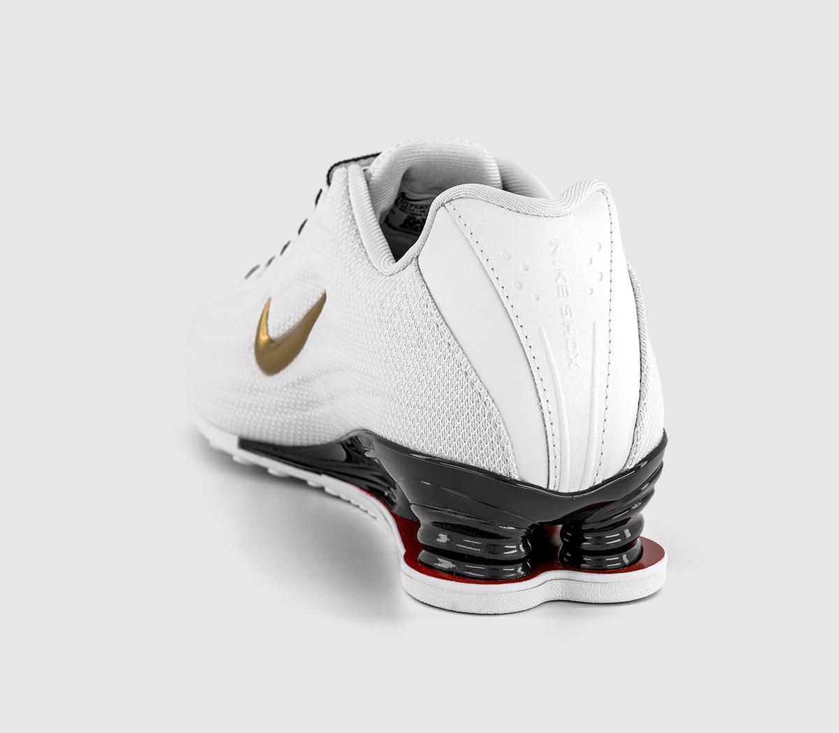 nike shox junior white