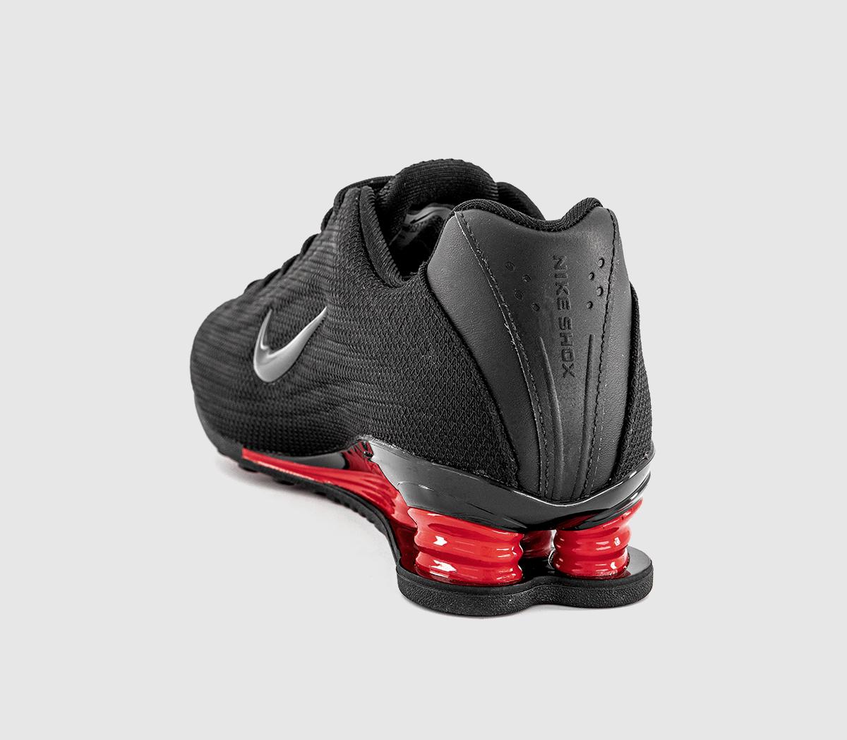NikeShox Z TrainersBlack Black University Red