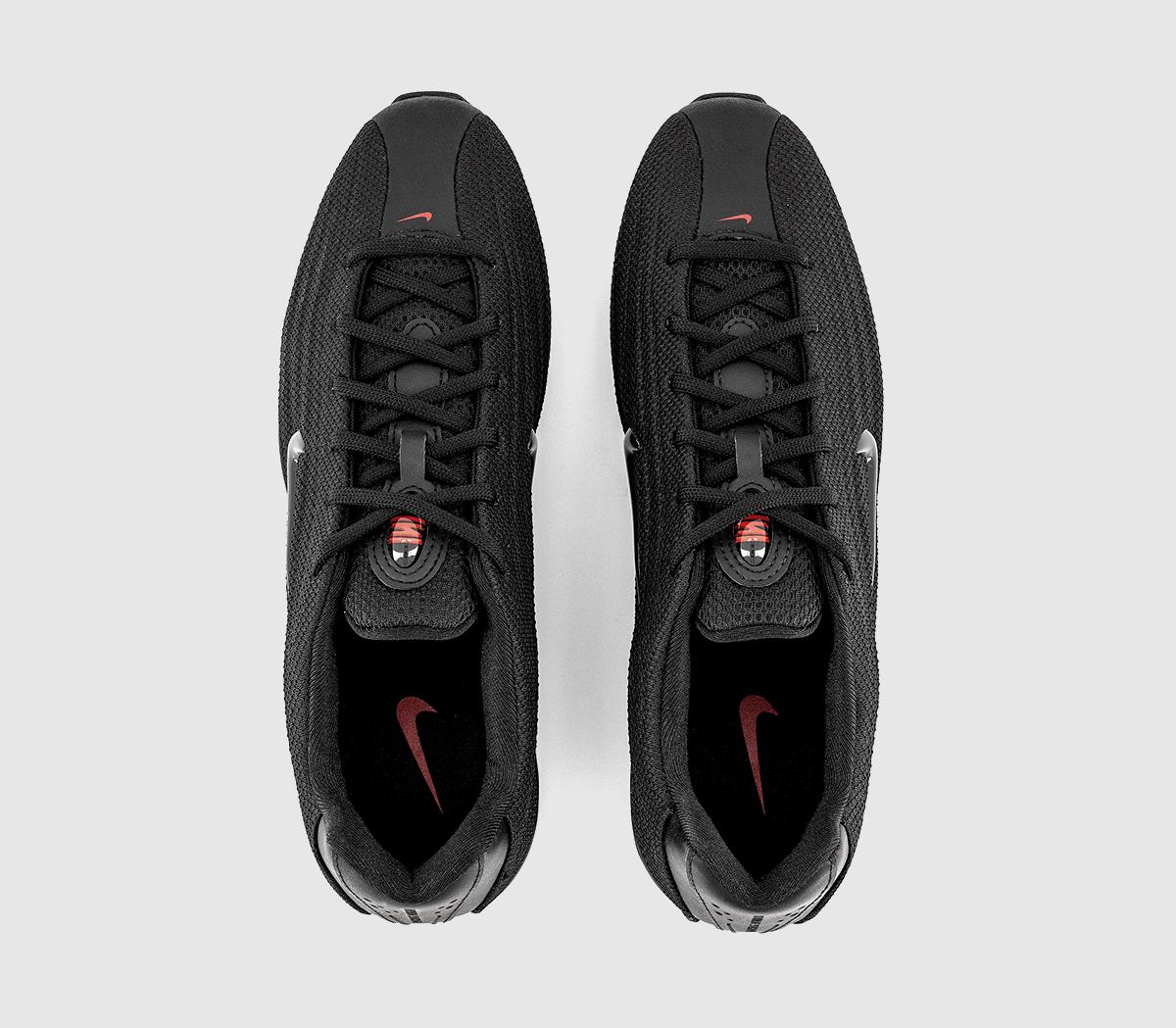 NikeShox Z TrainersBlack Black University Red