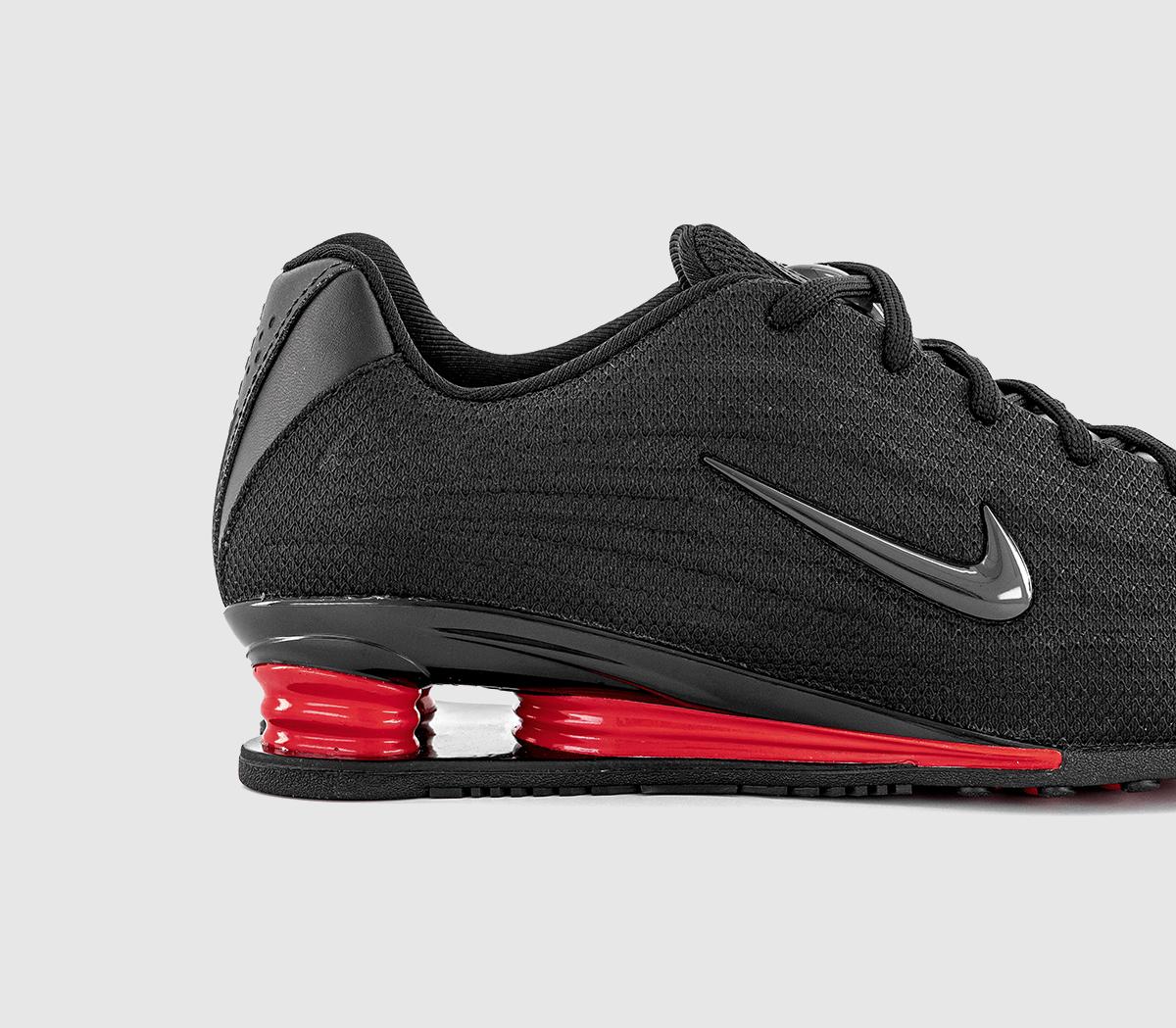 Nike Shox Z Trainers Black Black University Red - Nike Shox