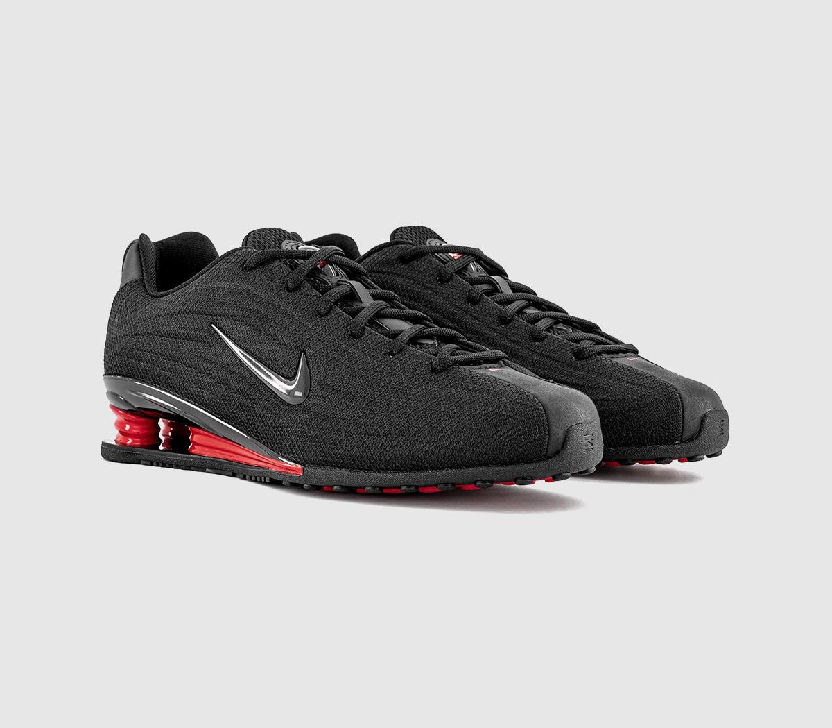 Nike Shox Z Trainers Black Black University Red - Nike Shox