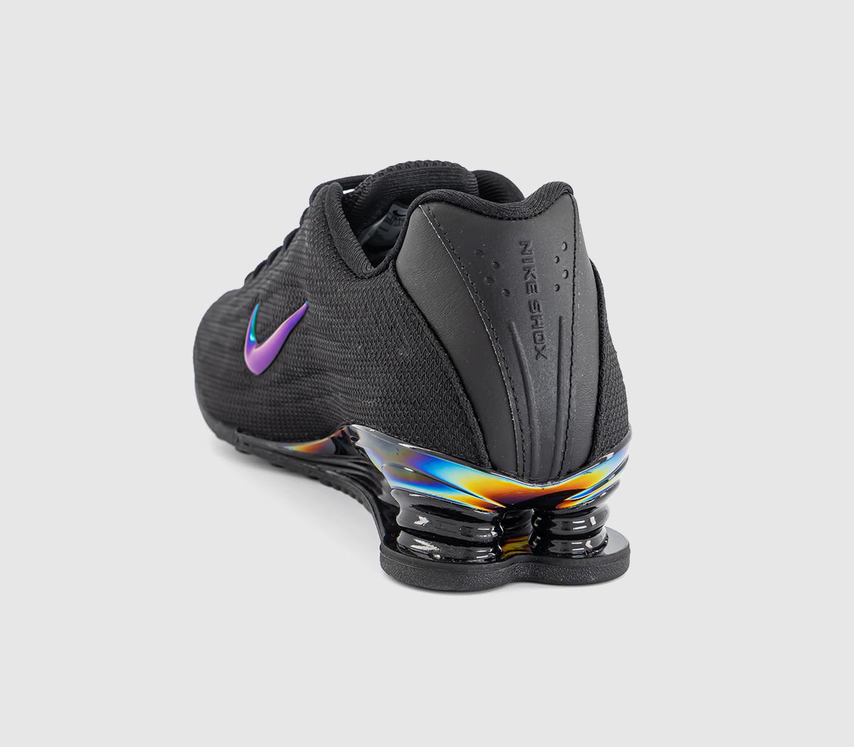 NikeShox Z TrainersBlack Multi Color Metallic Silver