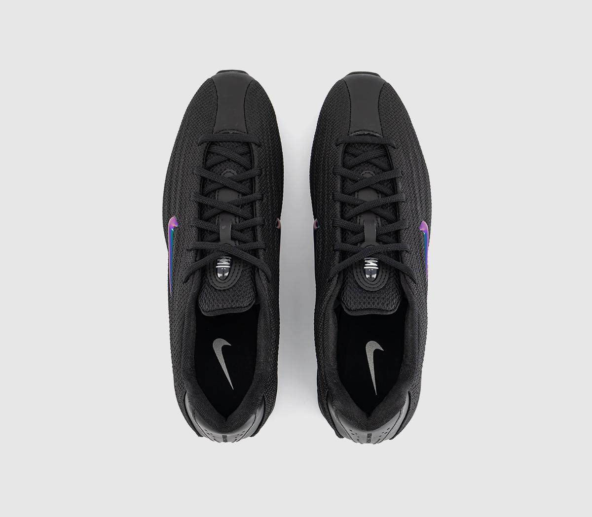 NikeShox Z TrainersBlack Multi Color Metallic Silver