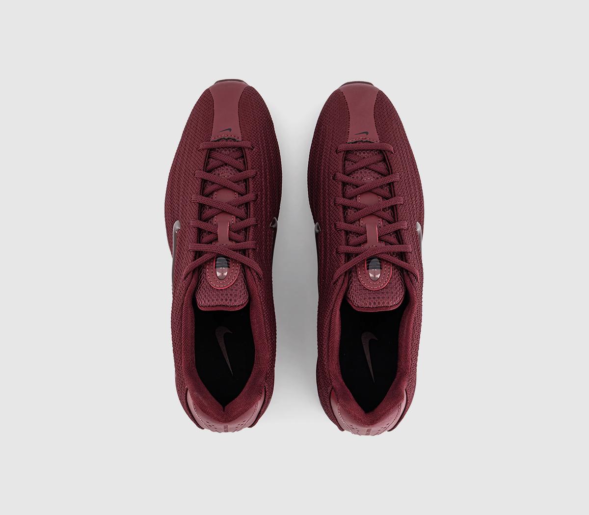 NikeShox Z TrainersDark Team Red Black