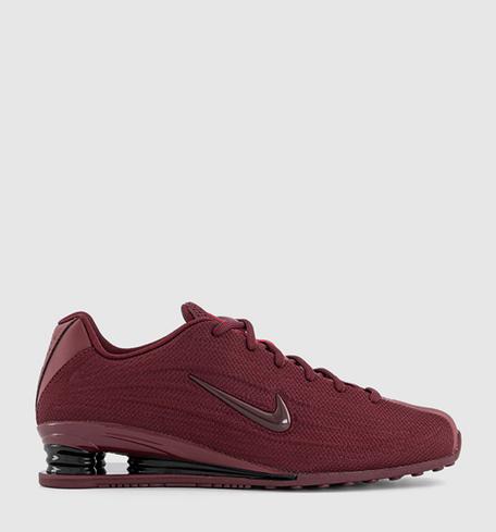 Nike Shox Z Trainers Dark Team Red Black