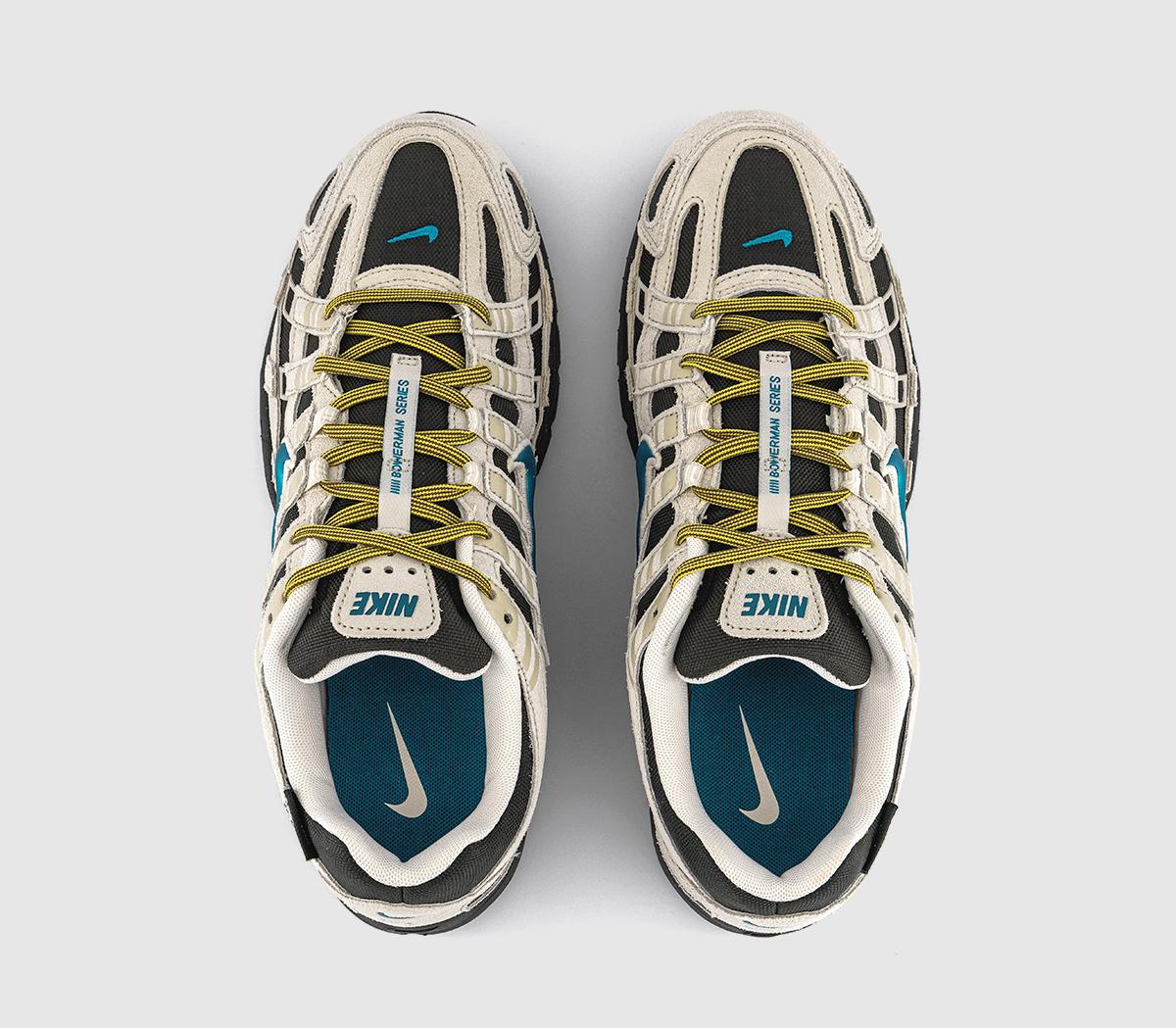 NikeNike P-6000 Prm Cordura TrainersLt Orewood Brn Green Abyss Lightening Phantom Anth