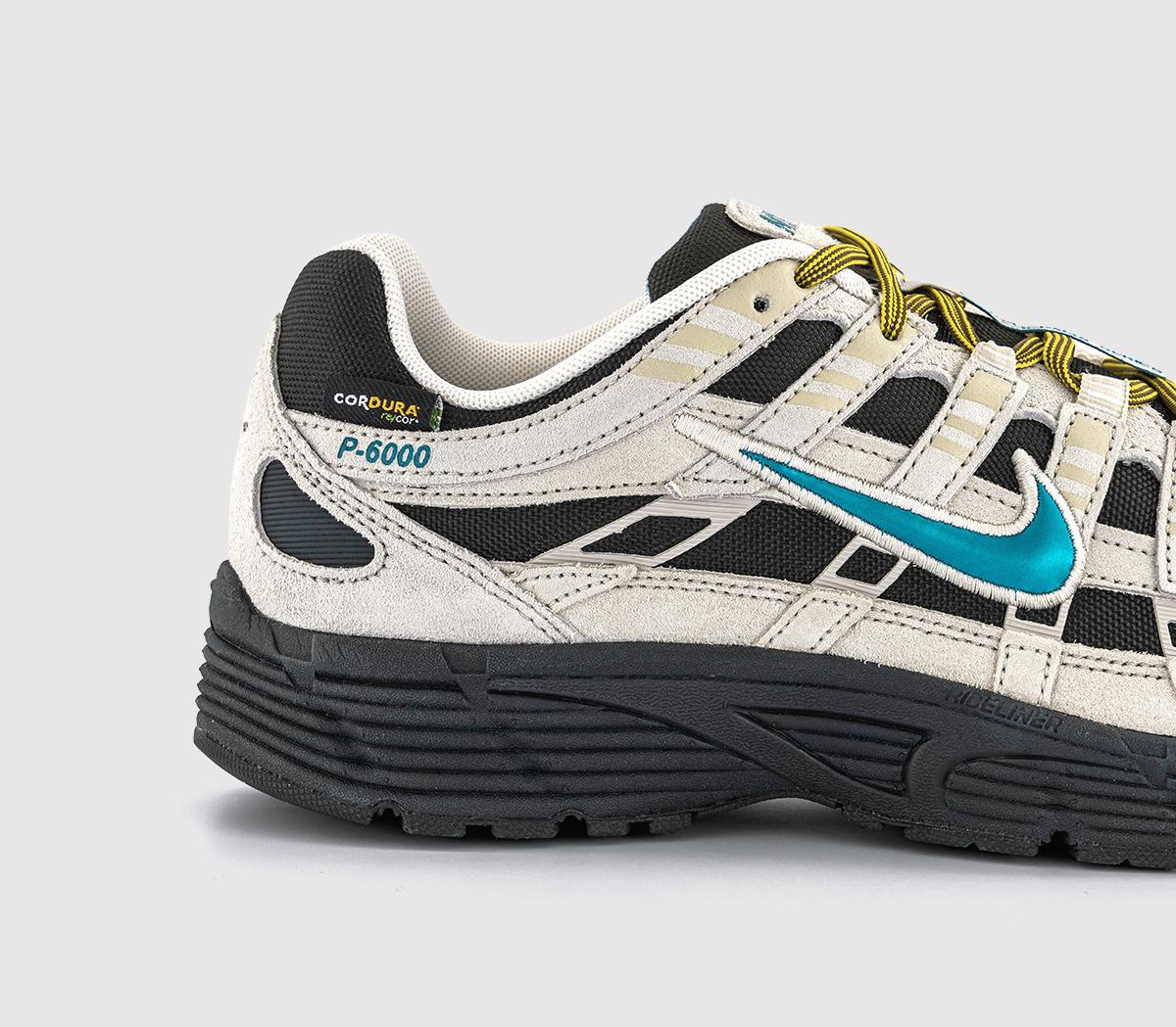 NikeNike P-6000 Prm Cordura TrainersLt Orewood Brn Green Abyss Lightening Phantom Anth