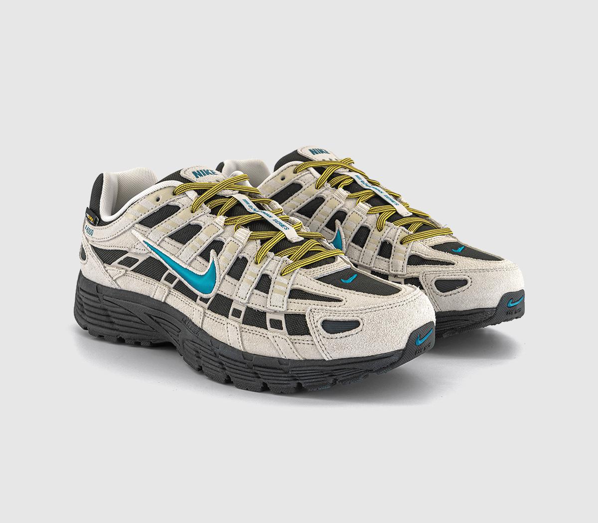 NikeNike P-6000 Prm Cordura TrainersLt Orewood Brn Green Abyss Lightening Phantom Anth