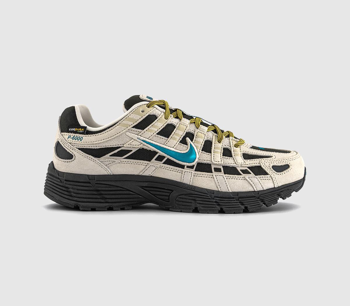 NikeNike P-6000 Prm Cordura TrainersLt Orewood Brn Green Abyss Lightening Phantom Anth