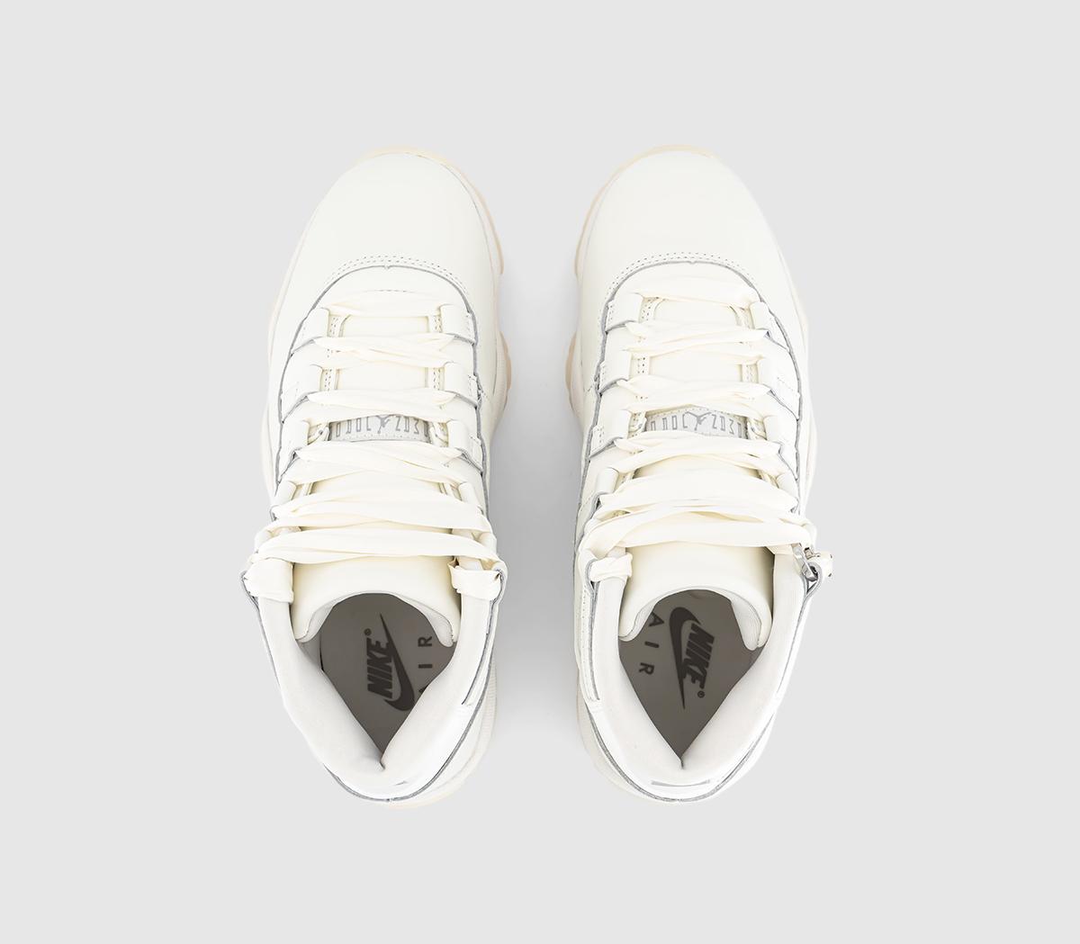 JordanAir Jordan 11 Retro TrainersSail Pearl Greywhite Mtlc Silver