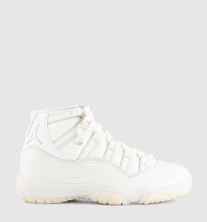 Jordan Air Jordan 11 Retro Trainers Sail Pearl Greywhite Mtlc Silver