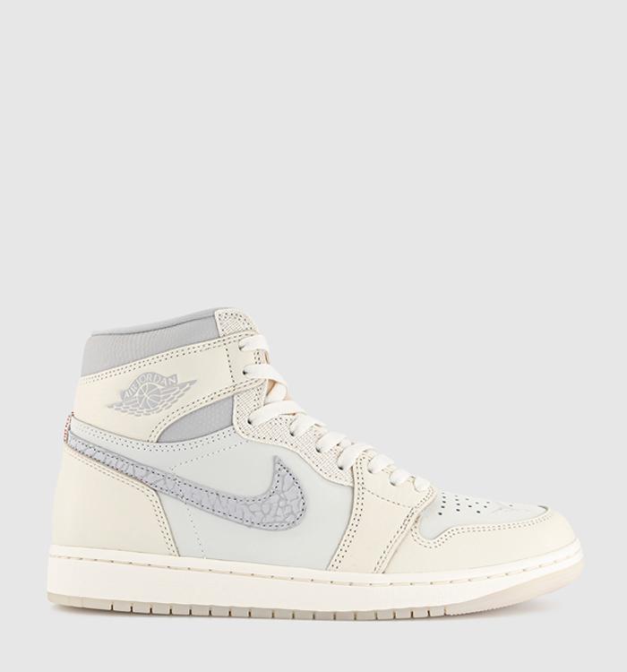 Jordan Air Jordan 1 Retro Hi OG V3 Trainers Sail Univ Red Pale Ivory Coconut Milk Phantom Coco
