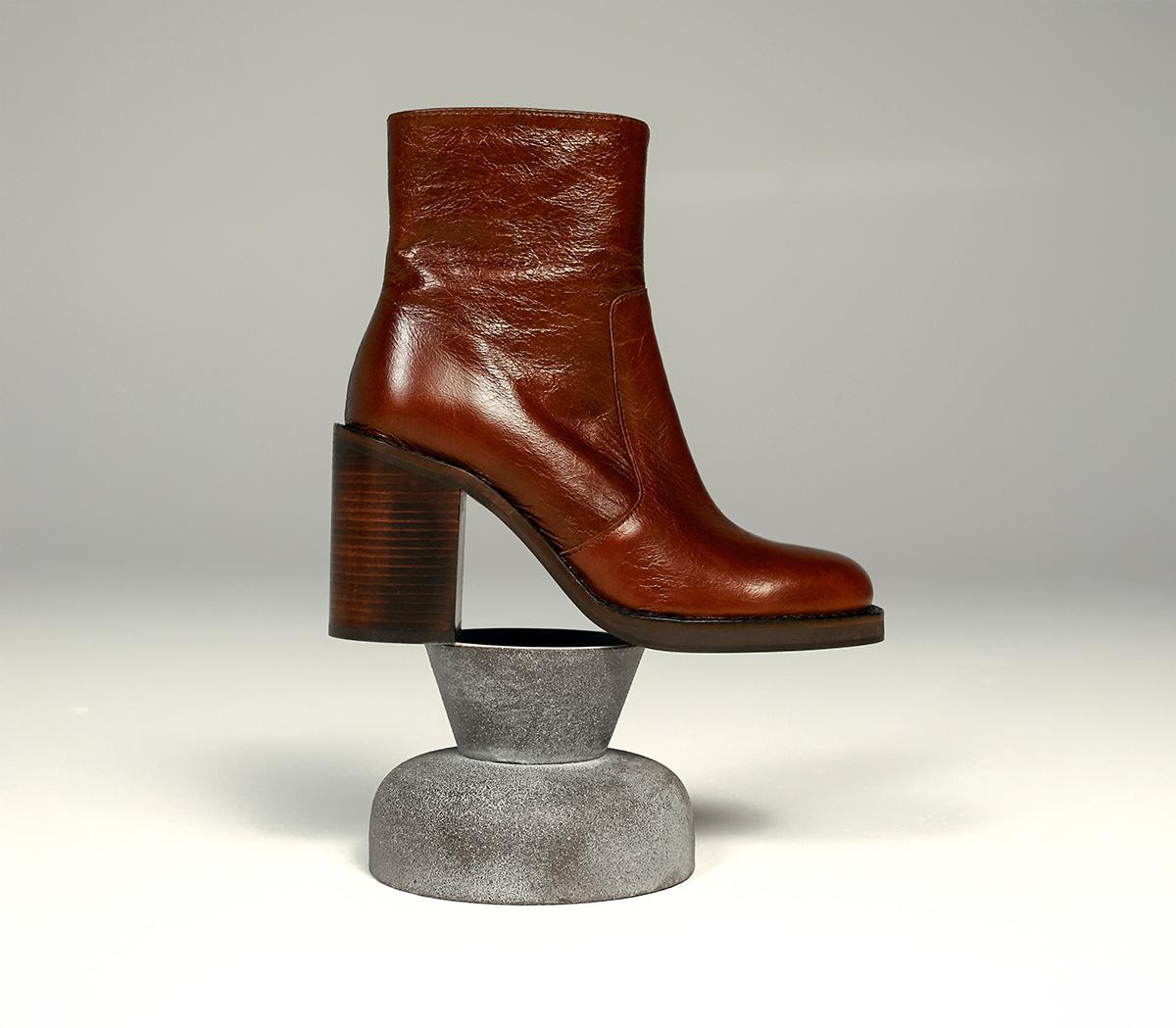 OFFICEAlora Heeled Platform BootTan Leather