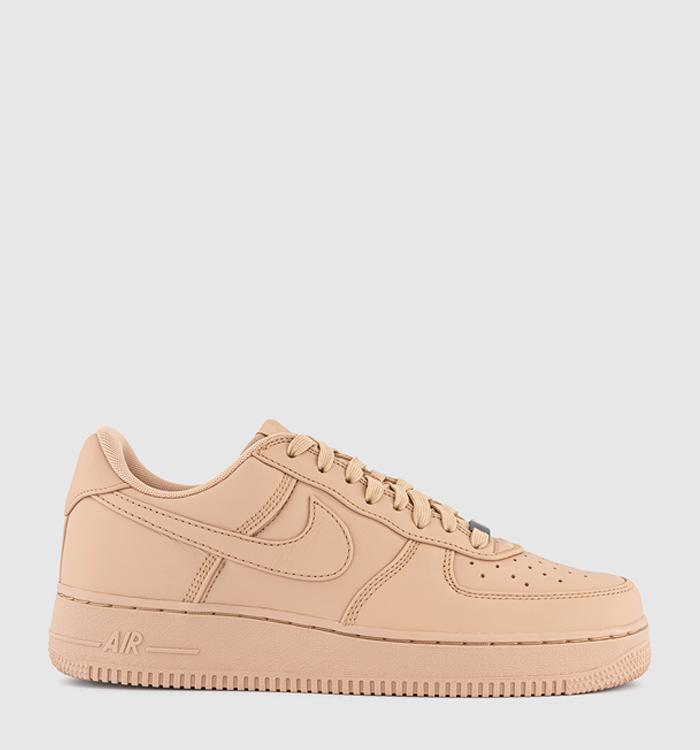Nike Air Force 1 Low Trainers Vachetta Tan Vachetta Tan Black