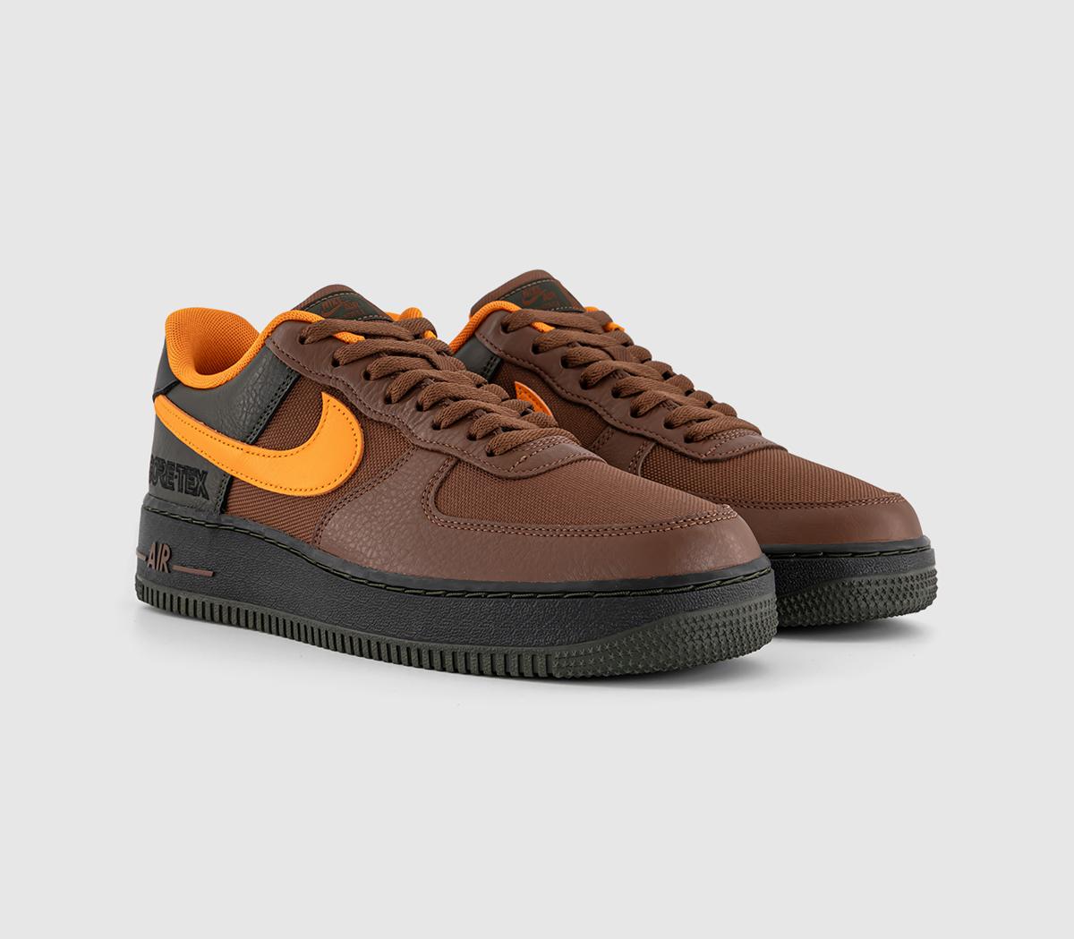 Nike Air Force 1 GTX Trainers Fauna Brown Brt Ceramic Sequoia