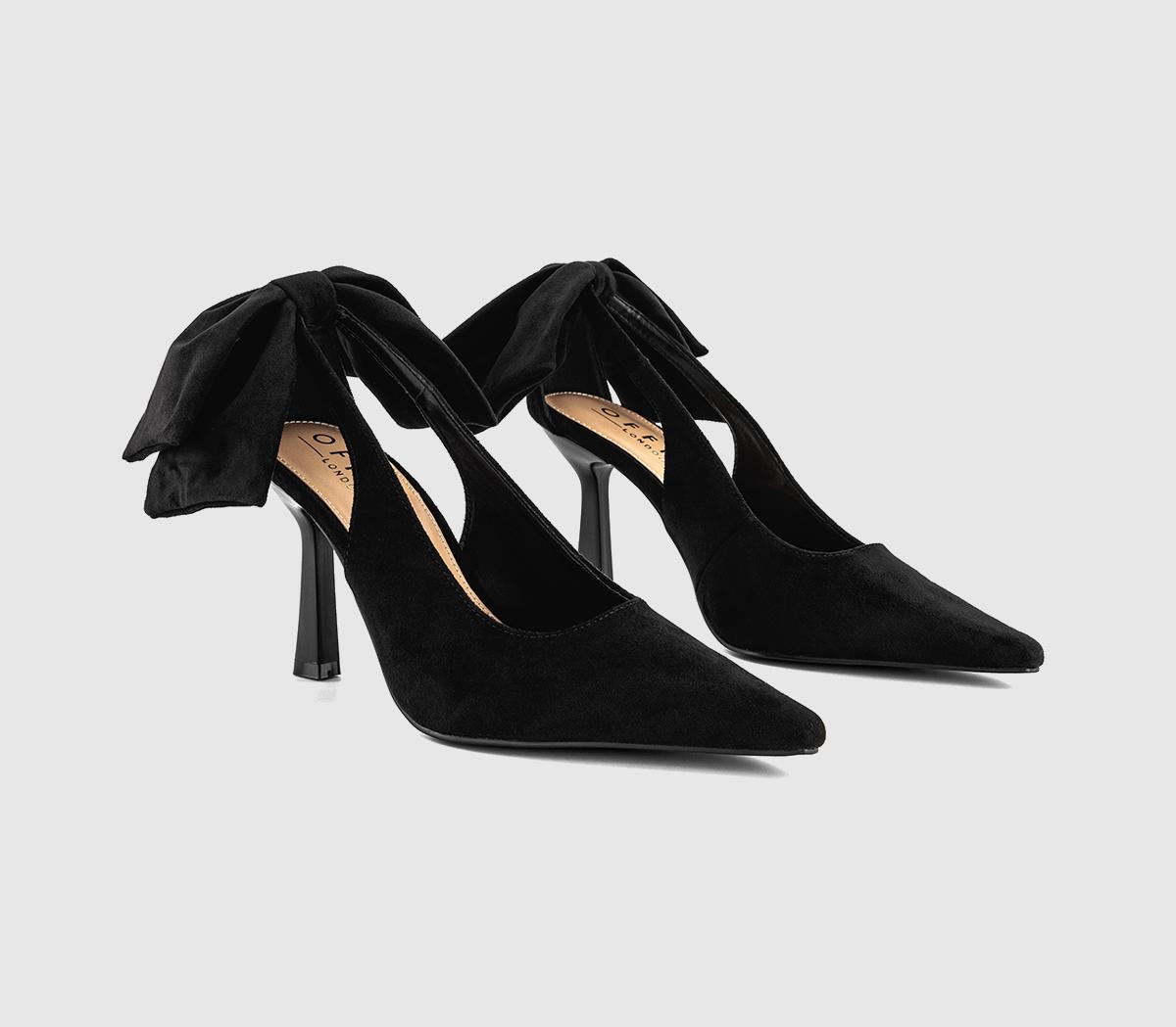 OFFICEHeist Bow Back Court HeelsBlack