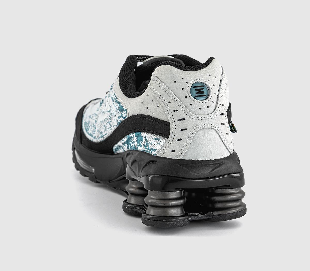 NikeNike Shox Ride 2 PRM TrainersLt Silver Lt Silver Black Denim Turq