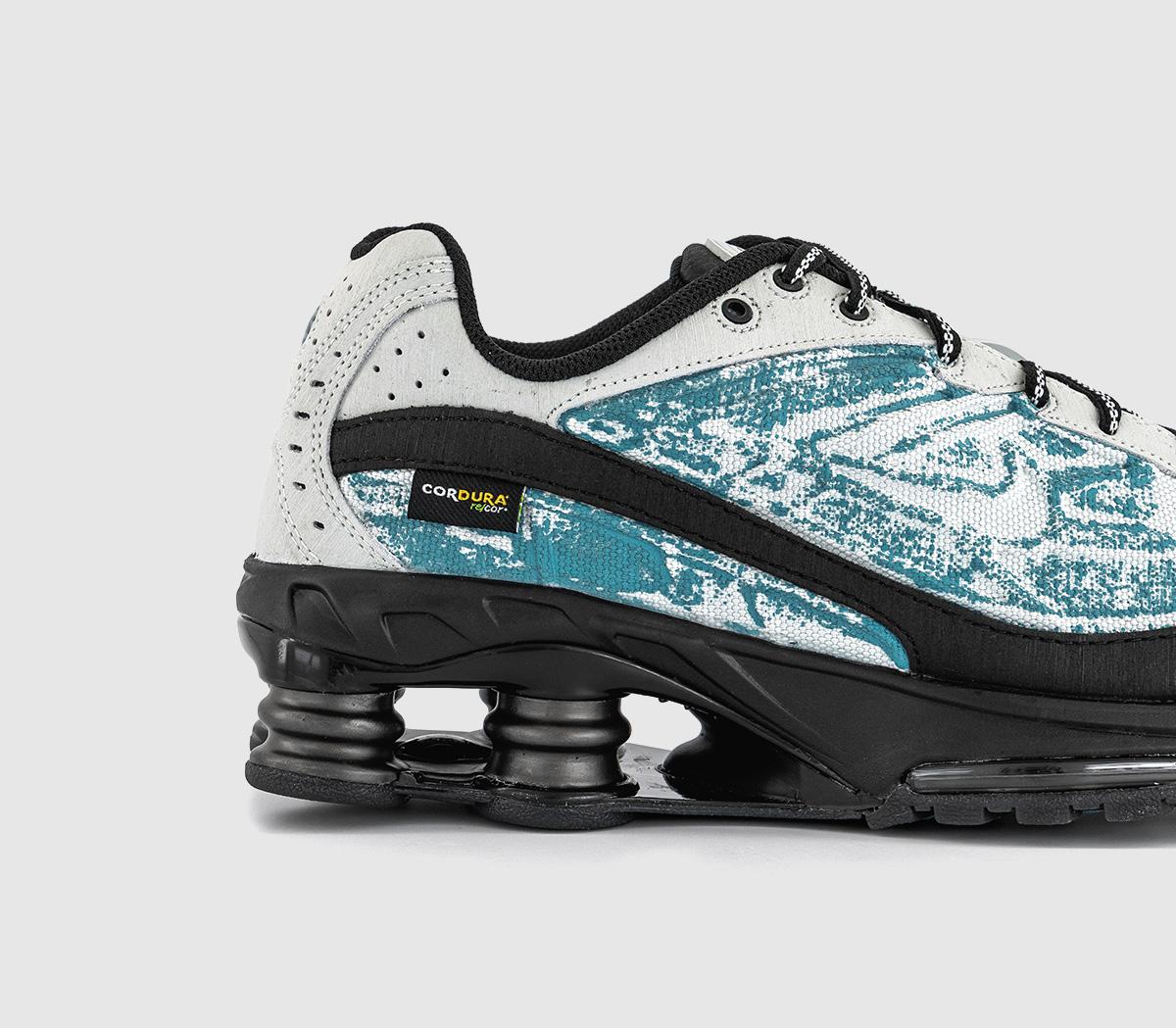 NikeNike Shox Ride 2 PRM TrainersLt Silver Lt Silver Black Denim Turq