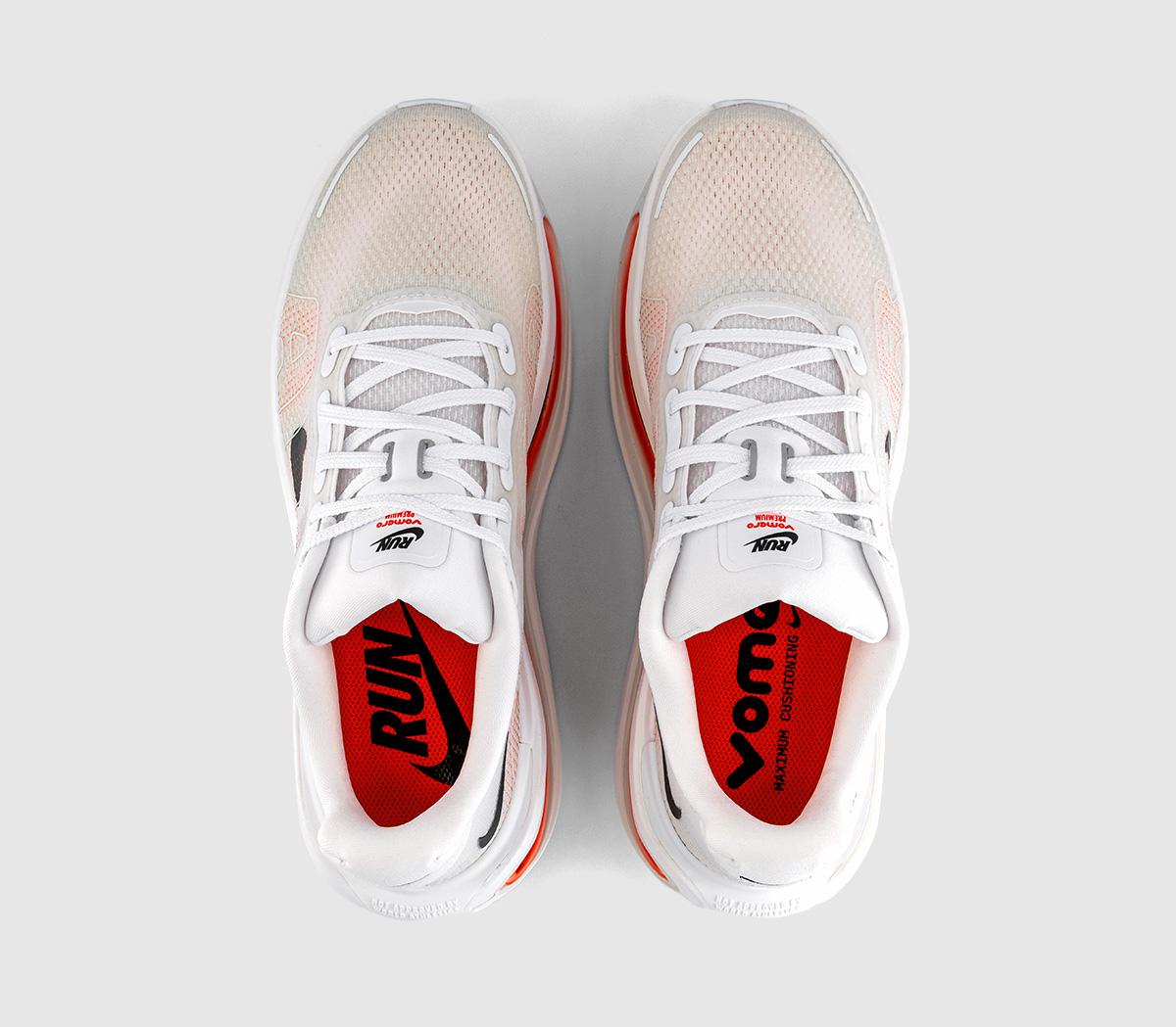 NikeNike Vomero Premium TrainersWhite Black Bright Crimson Photon Dust