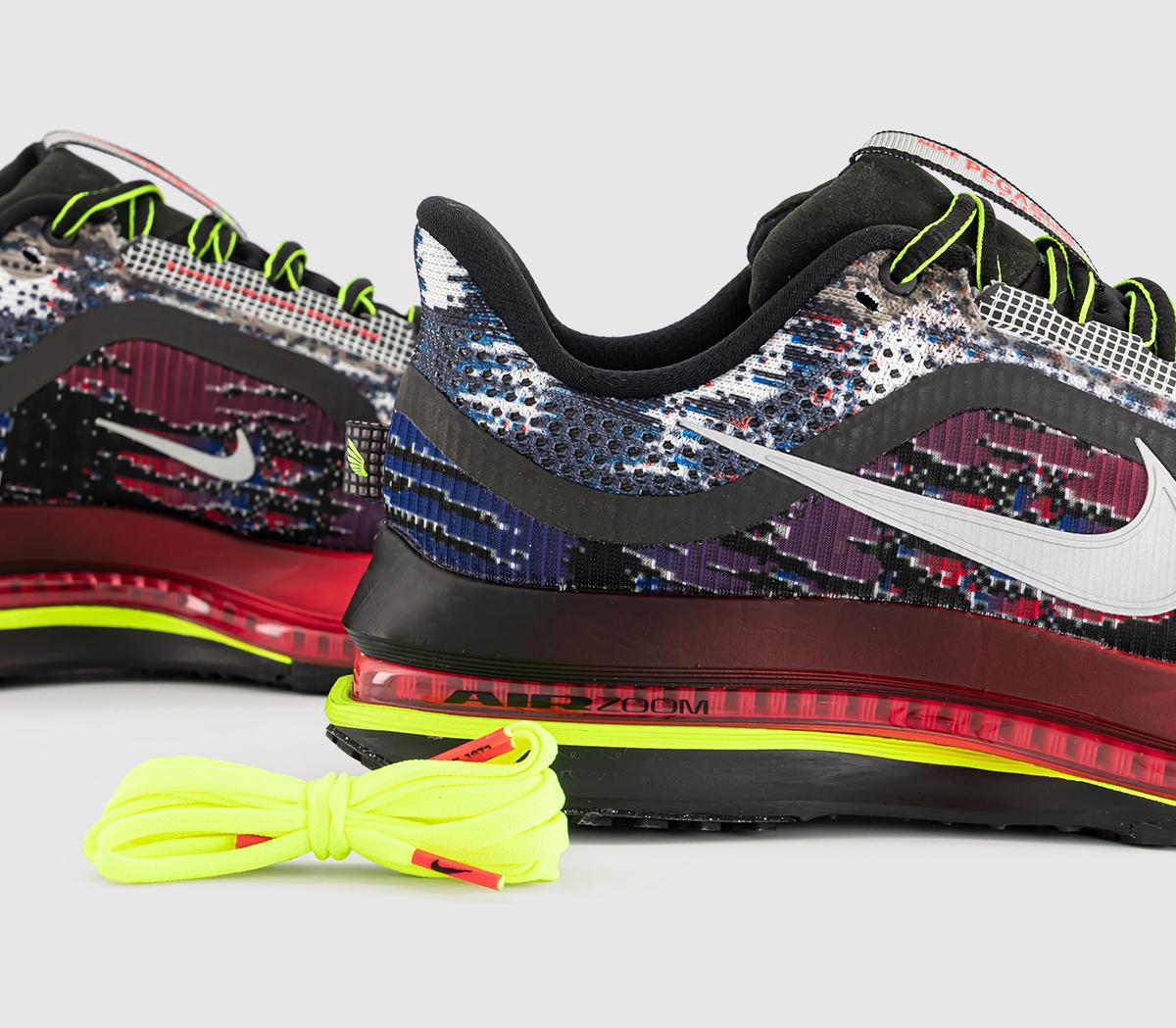 NikeNike Pegasus Premium NA24 TrainersMulti Color Mtlc Silver Volt Mtlc Gold Racer Blue