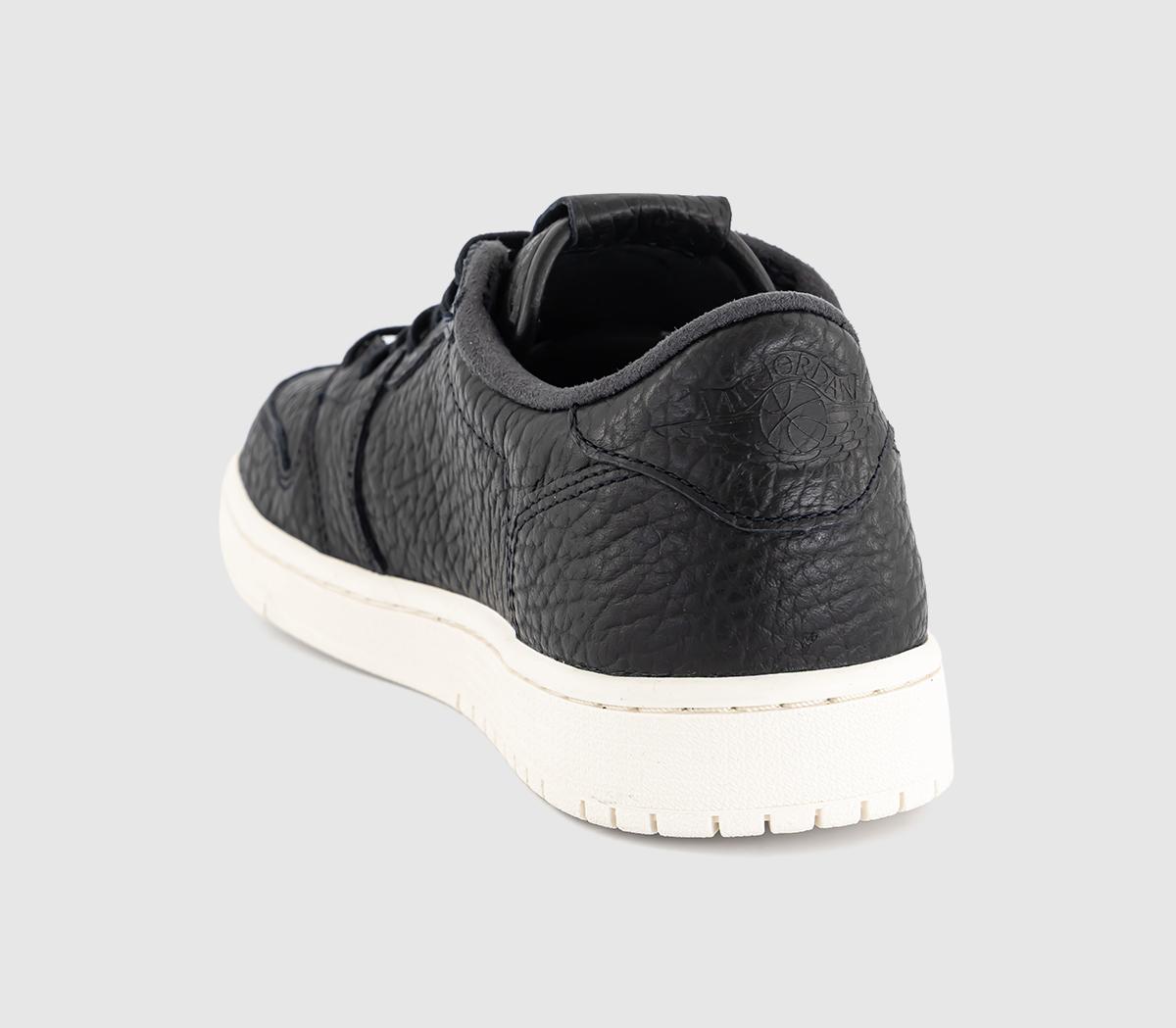JordanAir Jordan 1 Retro Low No Swoosh TrainersBlack Sail