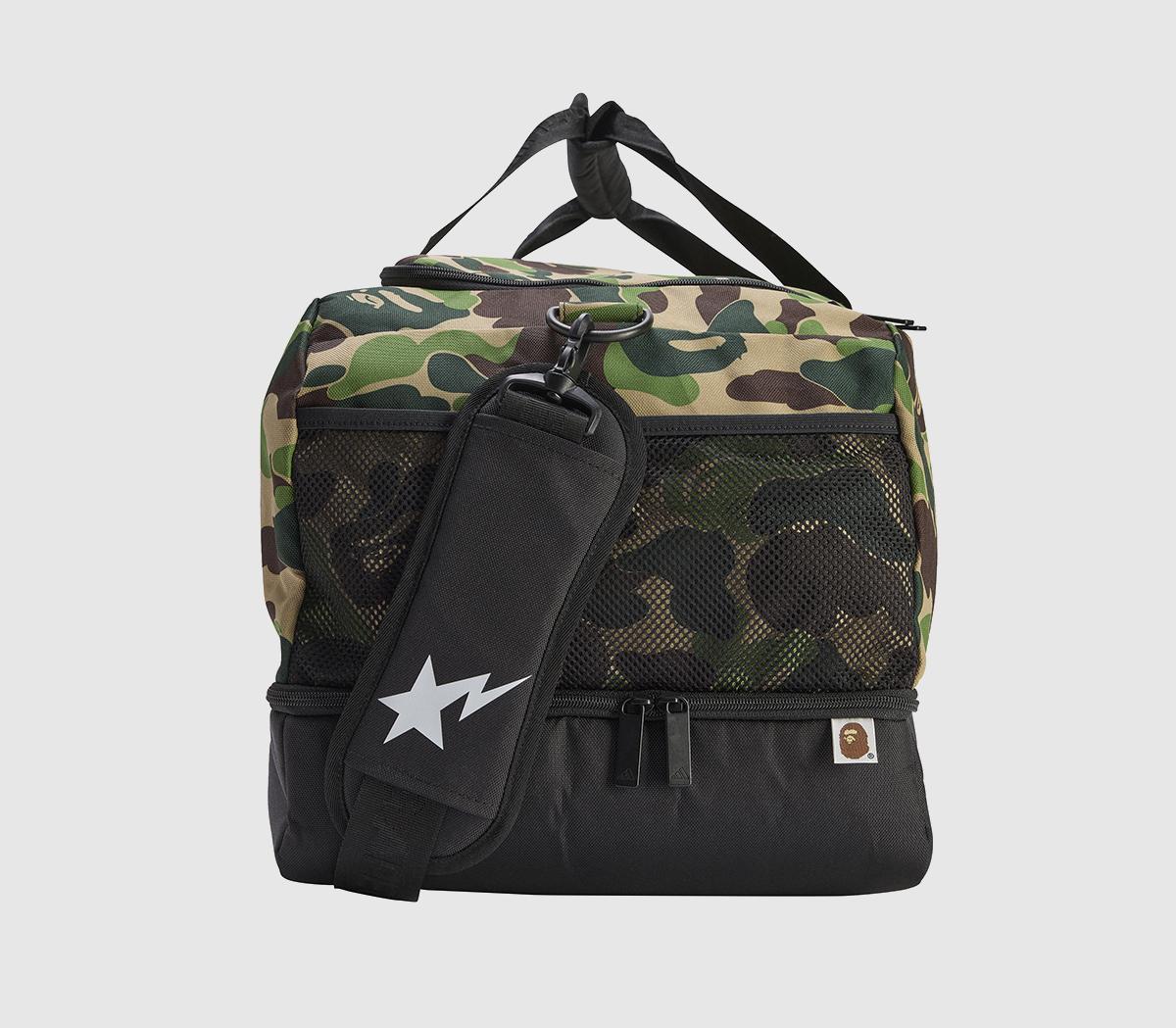 adidasBAPE Duffle BagGreen Abc Camo