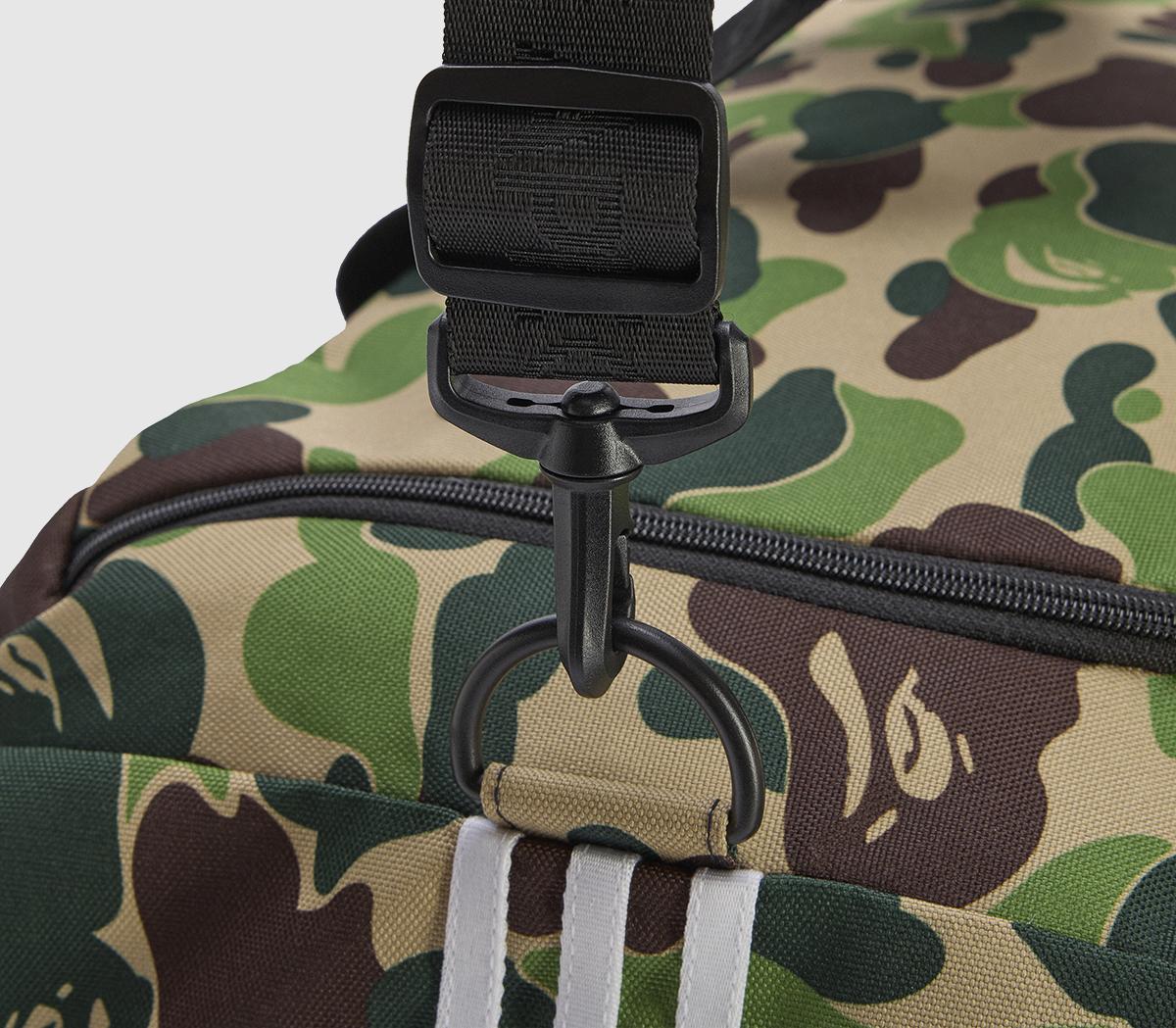 adidasBAPE Duffle BagGreen Abc Camo