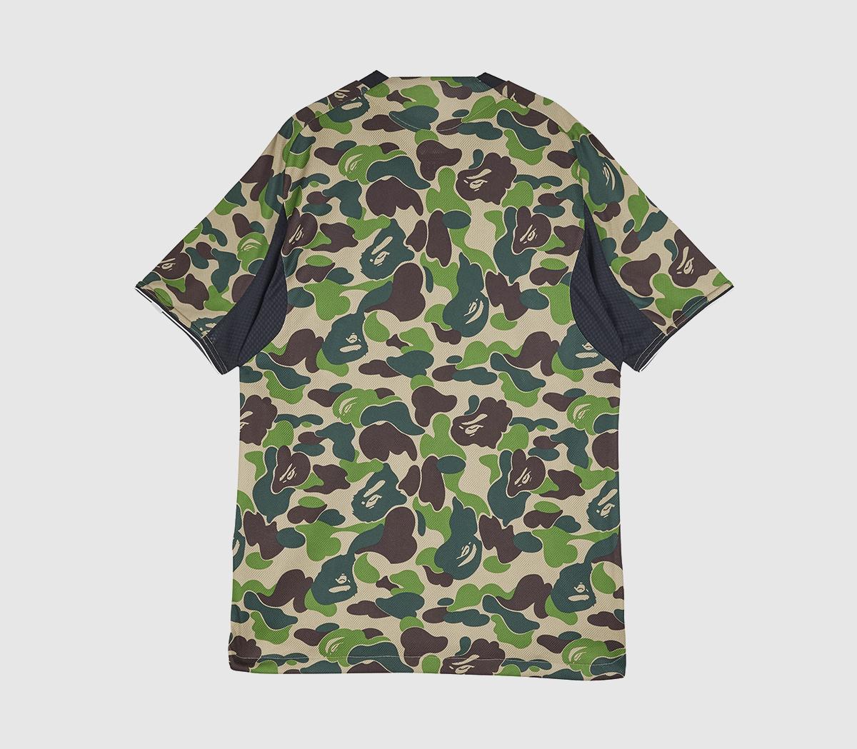 adidasBape FB JerseyCamo Green