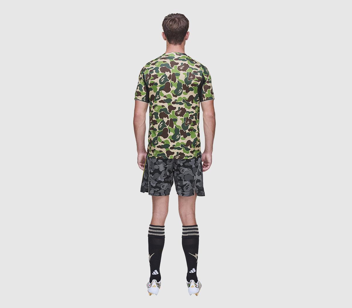 adidasBape FB JerseyCamo Green