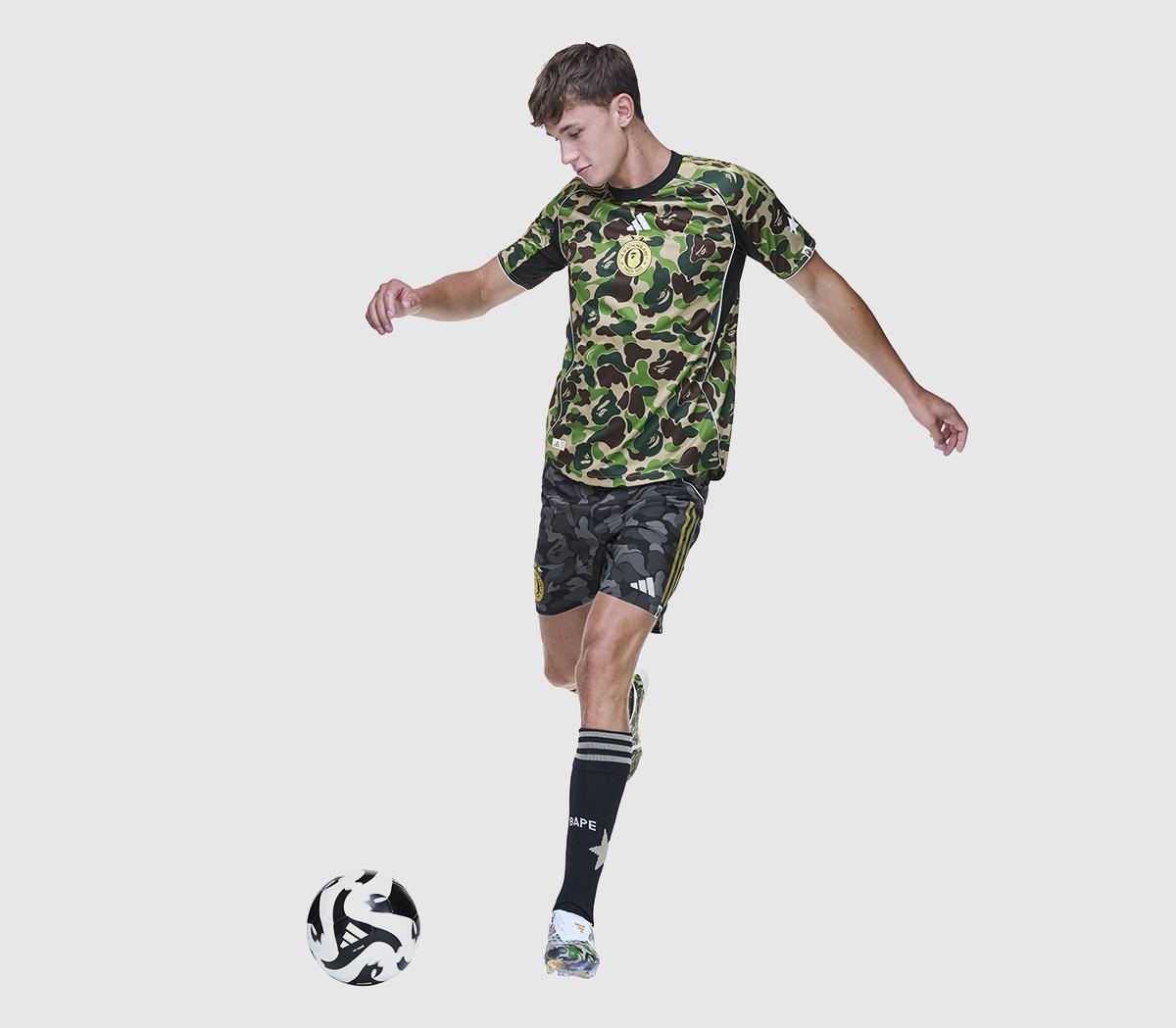 adidasBape FB JerseyCamo Green