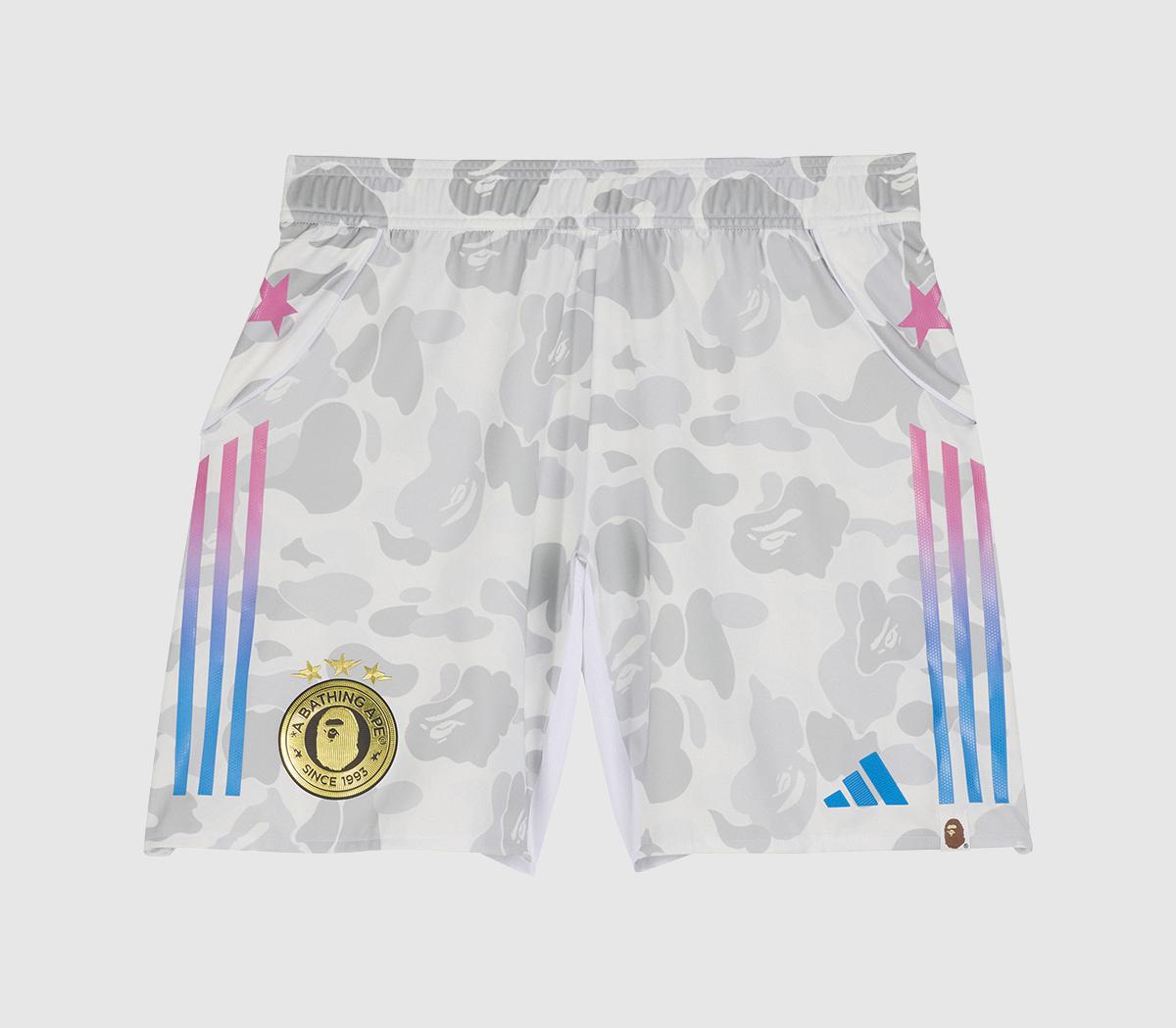 adidasBape FB ShortsCamo White