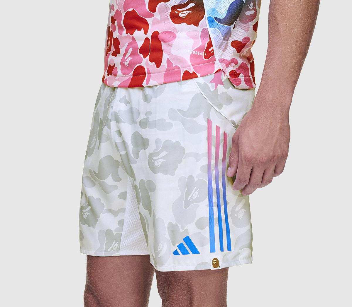 adidasBape FB ShortsCamo White