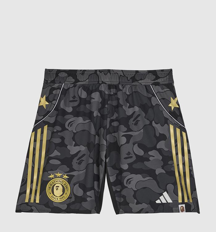 adidas Bape FB Shorts Camo Black
