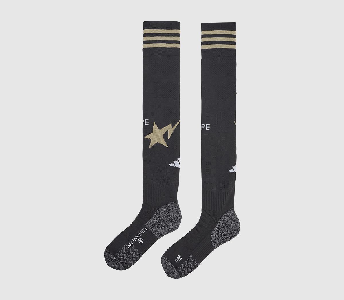 adidasBape FB SocksBlack Gold