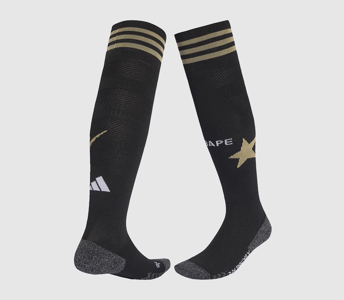 adidasBape FB SocksBlack Gold