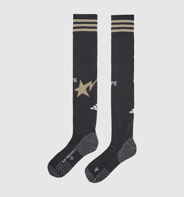 adidas Bape FB Socks Black Gold