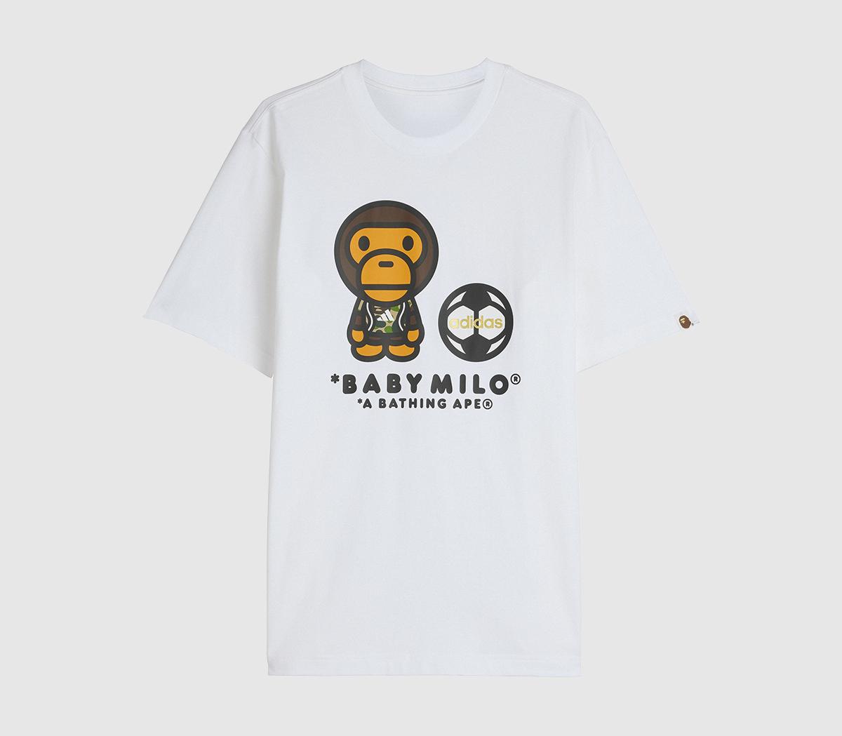 adidasBAPE SSL Milo T-ShirtWhite