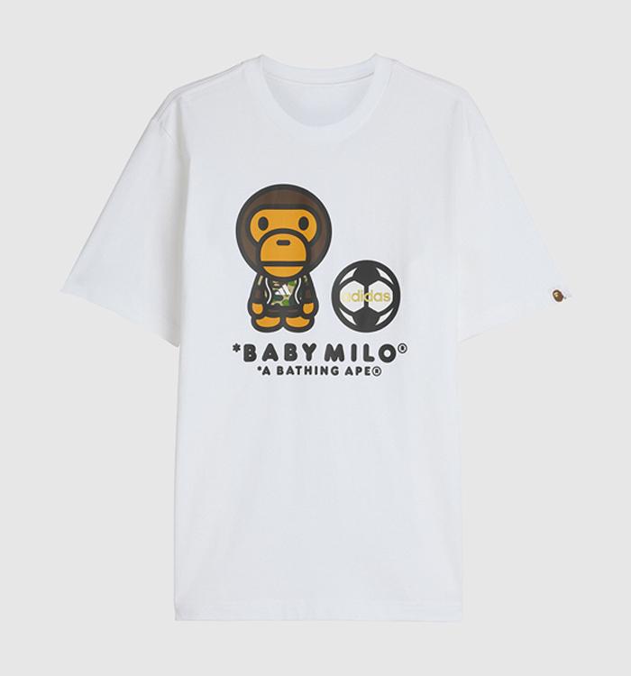 adidas BAPE SSL Milo T-Shirt White