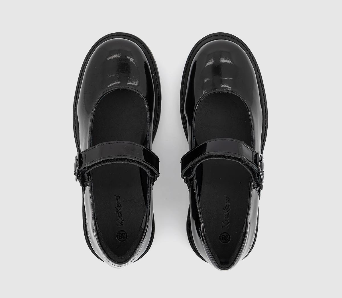 KickersKori Junior Mary Jane ShoesBlack Patent