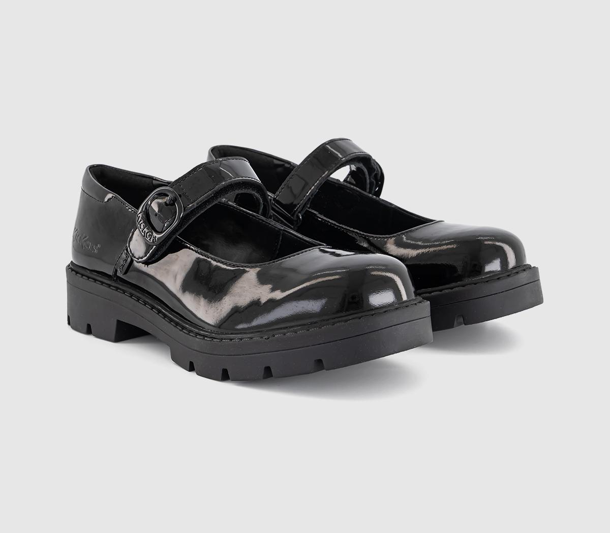 KickersKori Junior Mary Jane ShoesBlack Patent