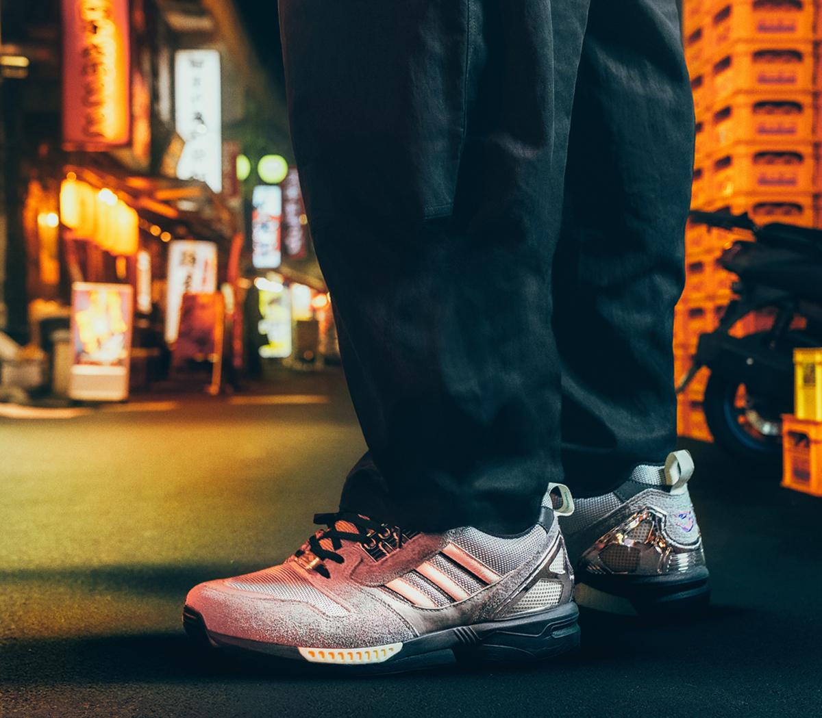 adidasOFFSPRING x MITA Sneakers x ZX8000Grey Off White Grey