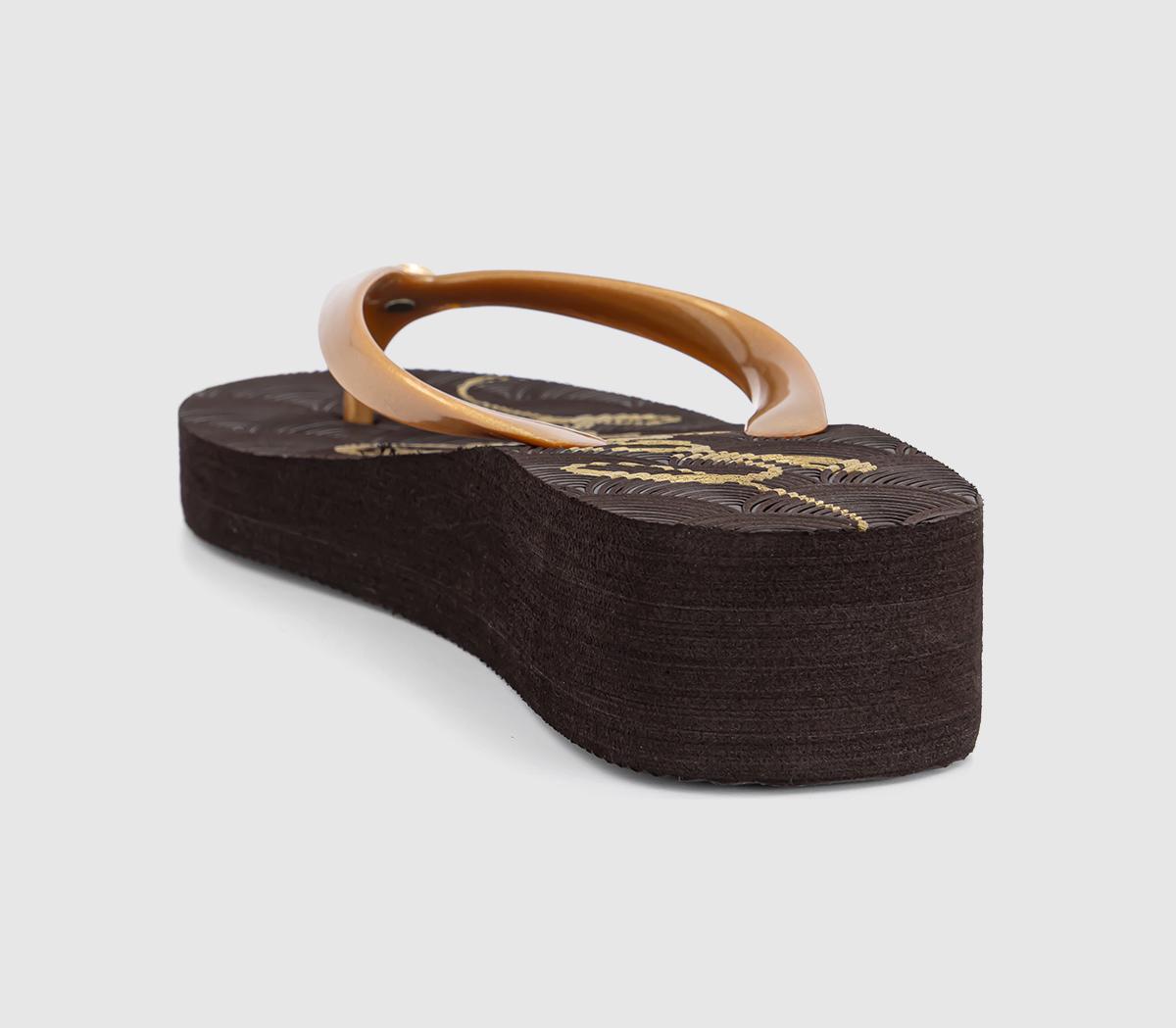 Ginger MaryWedge Flip Flops Ginger MaryWedge Flip FlopsChocolate
