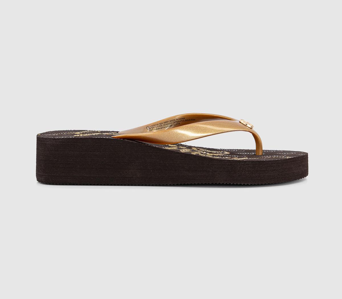 Ginger MaryWedge Flip Flops Ginger MaryWedge Flip FlopsChocolate