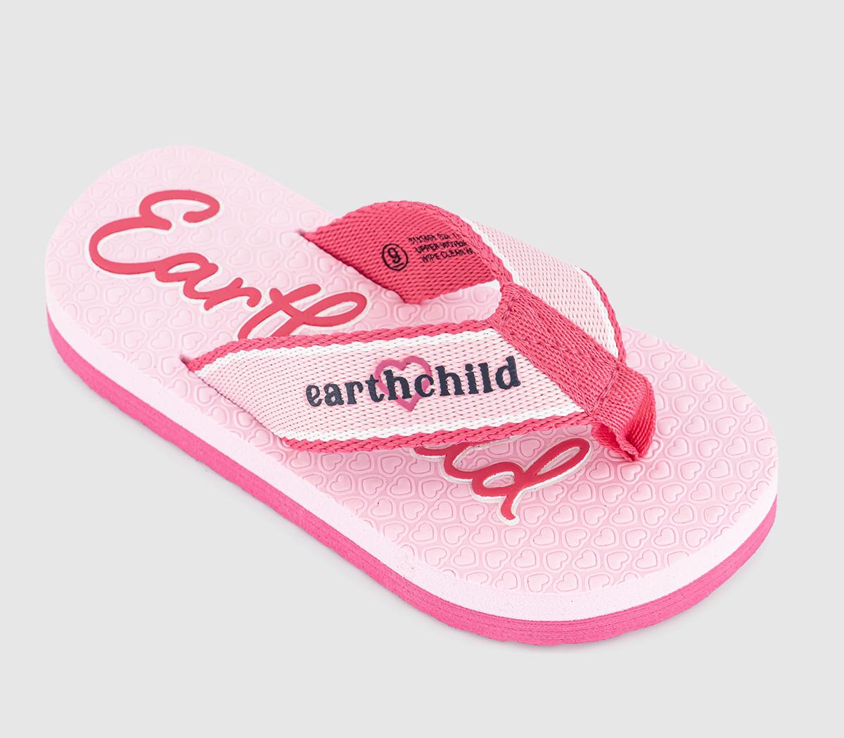 EARTHCHILDEarth Child Chunky Flip Flops EARTHCHILDEarth Child Chunky Flip FlopsPink Multi