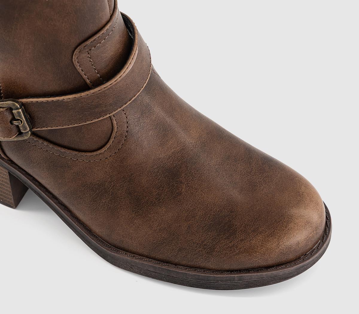 Blowfish MalibuMaeve Double Strap BootsWhisky Brown